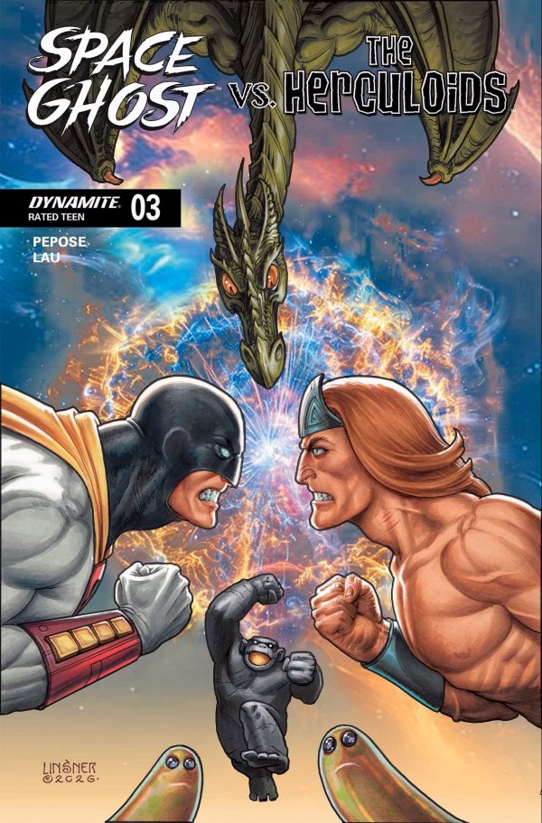 Space Ghost vs. the Herculoids #3 Cover C Joseph Michael Linsner Variant