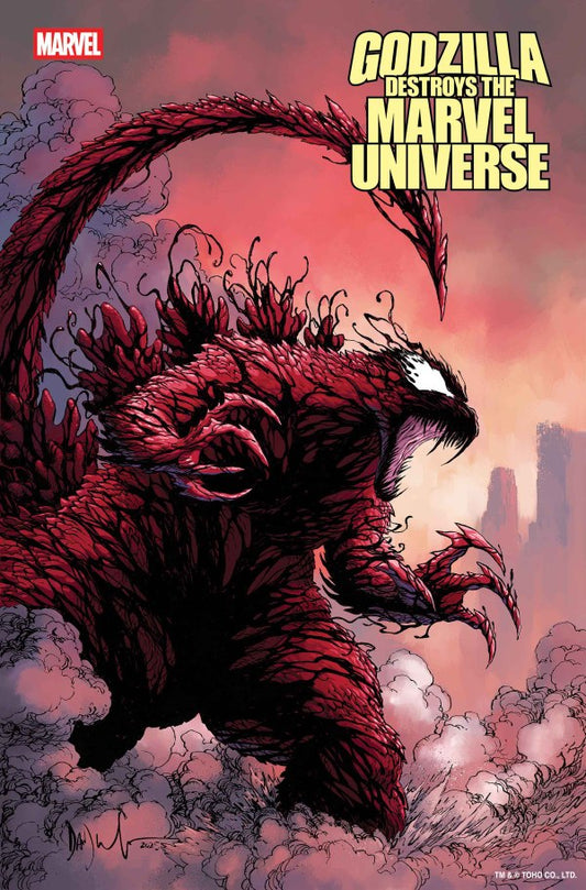 Godzilla Destroys the Marvel Universe #5 Dave Wachter Marvelized Carnage-Zilla Variant