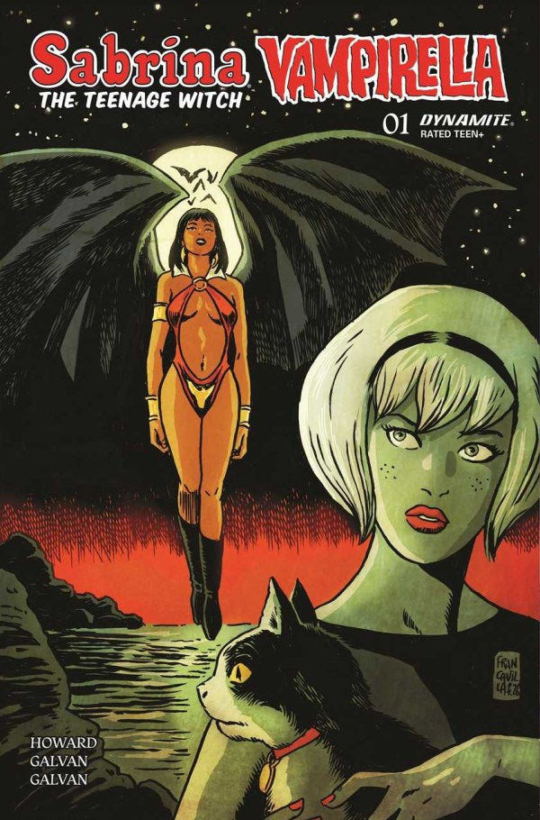 Sabrina the Teenage Witch / Vampirella #1 Cover B Francesco Francavilla Variant