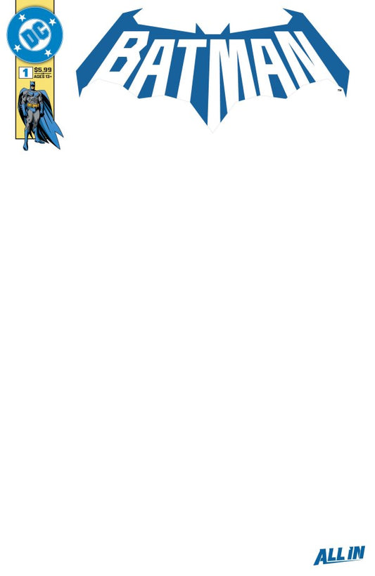Batman #1 Cover K Blank Variant
