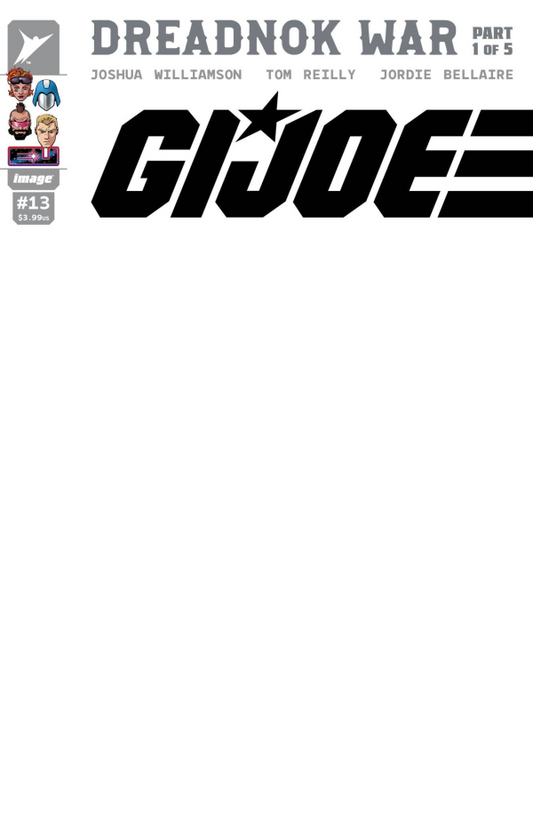 G.I. Joe #13 Cover G Blank Variant