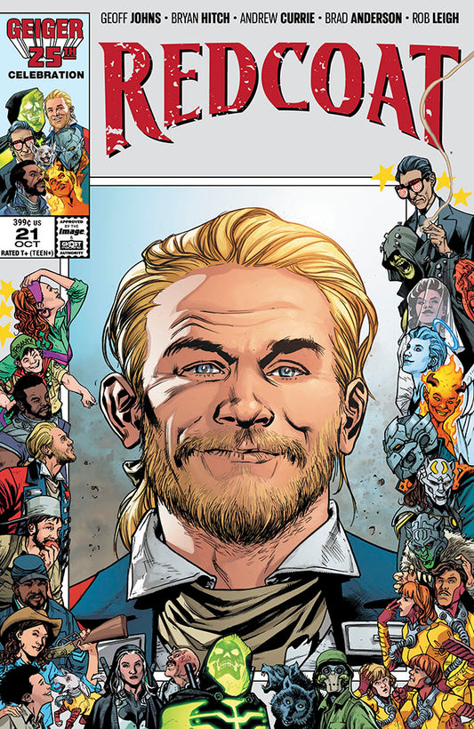 Redcoat #21 Cover B Brad Anderson Geiger #25 Anniversary Variant