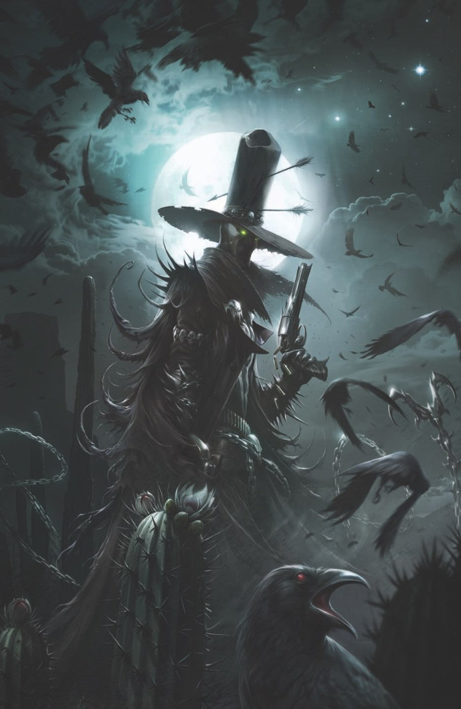 Deadly Tales of the Gunslinger Spawn #21 Cover B Francesco Mattina Virgin Variant