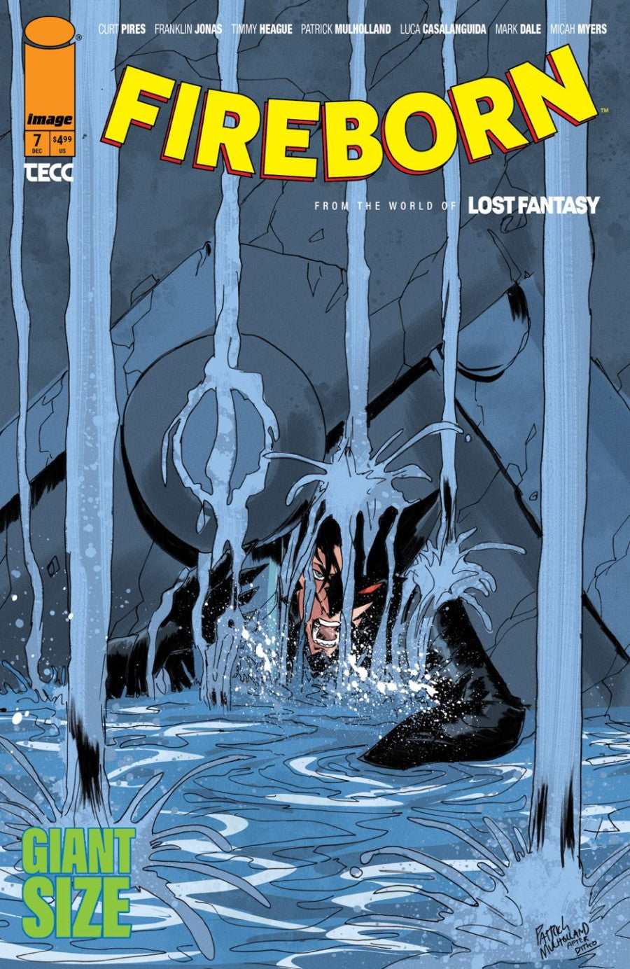 Fireborn #7 Cover B Patrick Mulholland Homage Variant