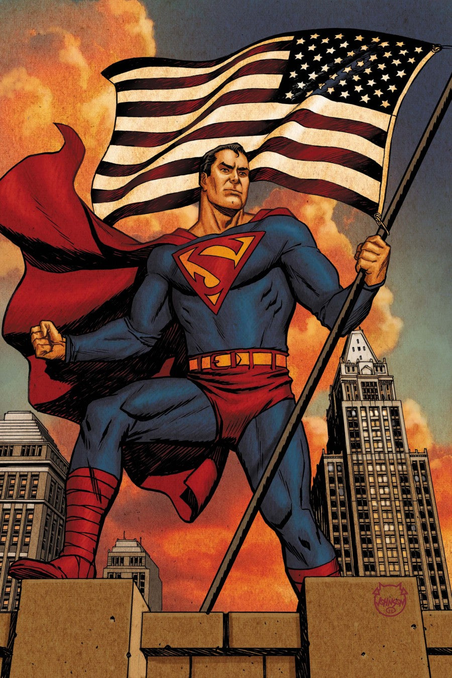 Superman: The Stranger #1 Cover B Dave Johnson Variant