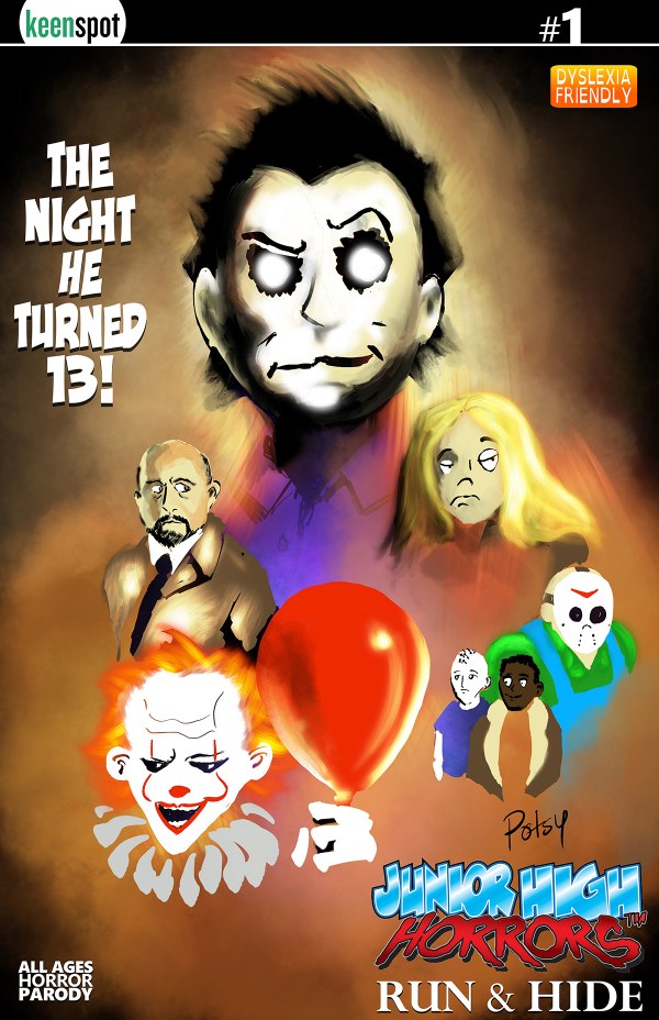 Junior High Horrors: Run & Hide #1 Cover D Rob Potchak Foil Variant