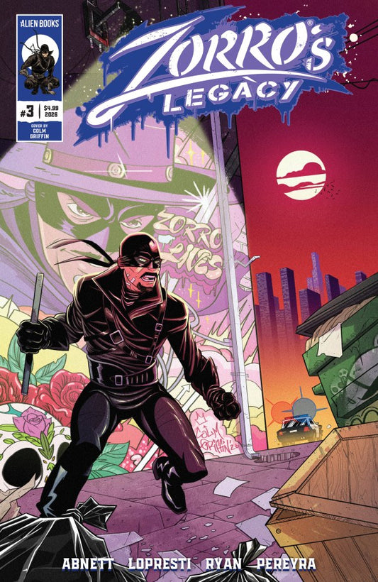 Zorro's Legacy #3 Cover B Colm Griffin Variant