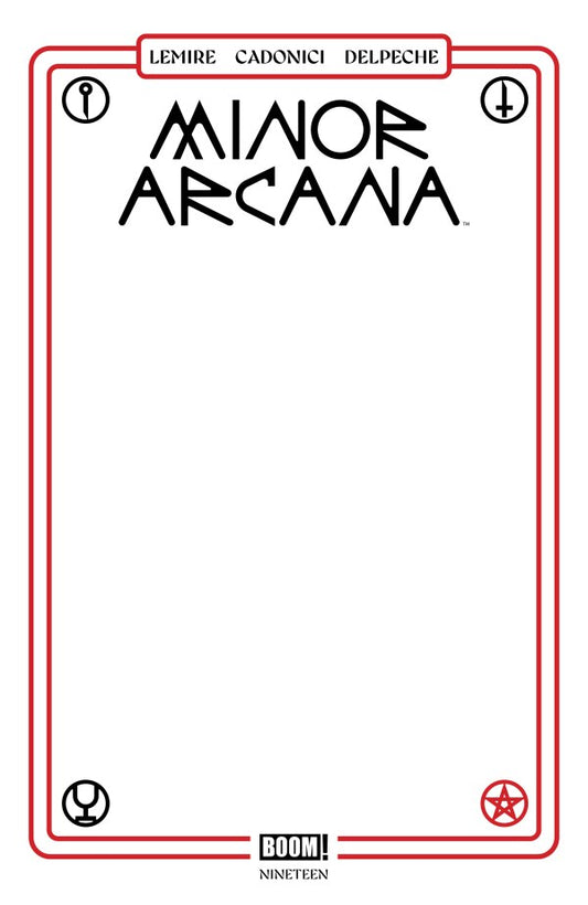 Minor Arcana #19 Cover C Blank Variant