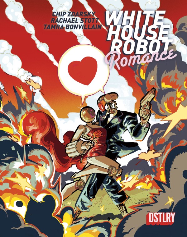 White House Robot Romance #2 Cover B Riley Rossmo Variant