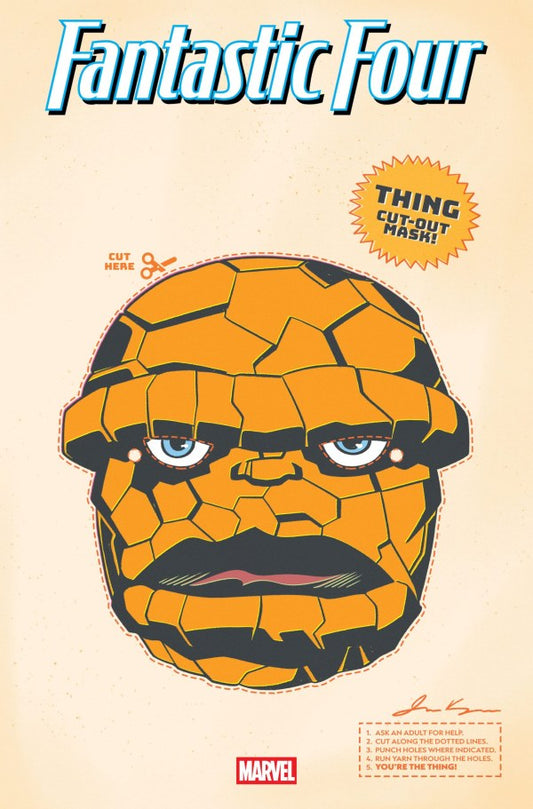 Fantastic Four #3 James Kerigan Retro Halloween Mask Variant