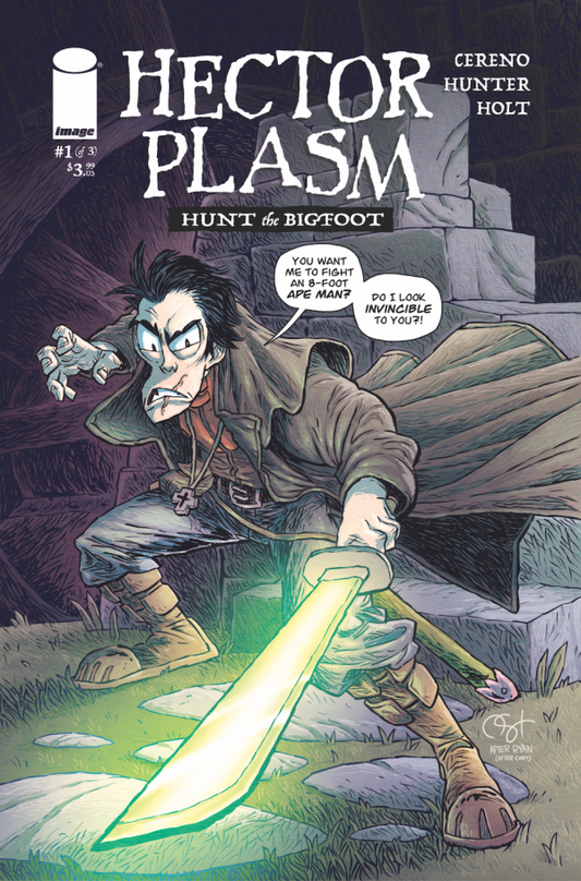 Hector Plasm: Hunt the Bigfoot #1 Cover B Derek Hunter Variant