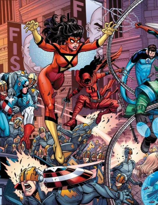 Battleworld #1 Nick Bradshaw Connecting Variant