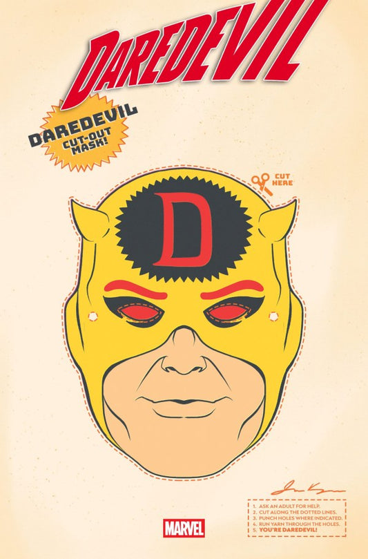 Daredevil #25 James Kerigan Retro Halloween Mask Variant