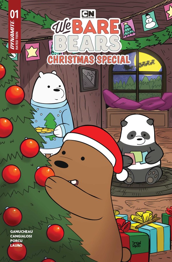 We Bare Bears Christmas Special #1 Cover B Drew Moss Variant