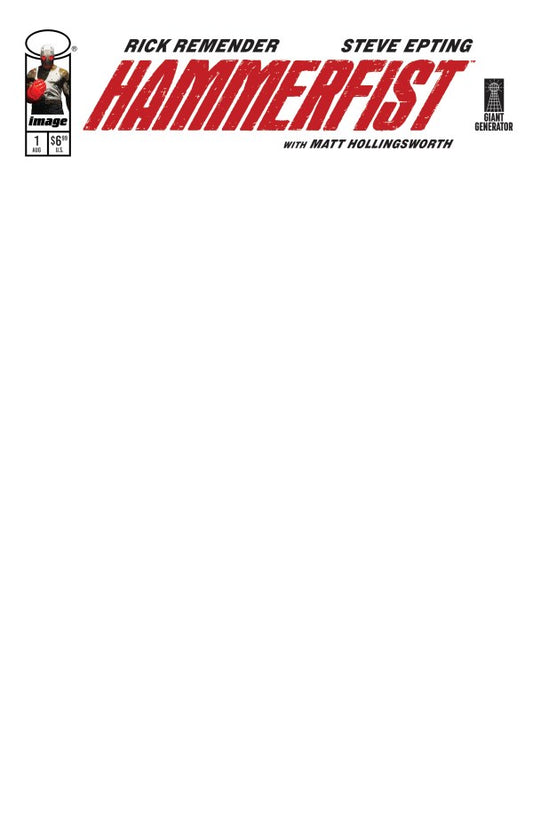 Hammerfist #1 Cover D Blank Variant