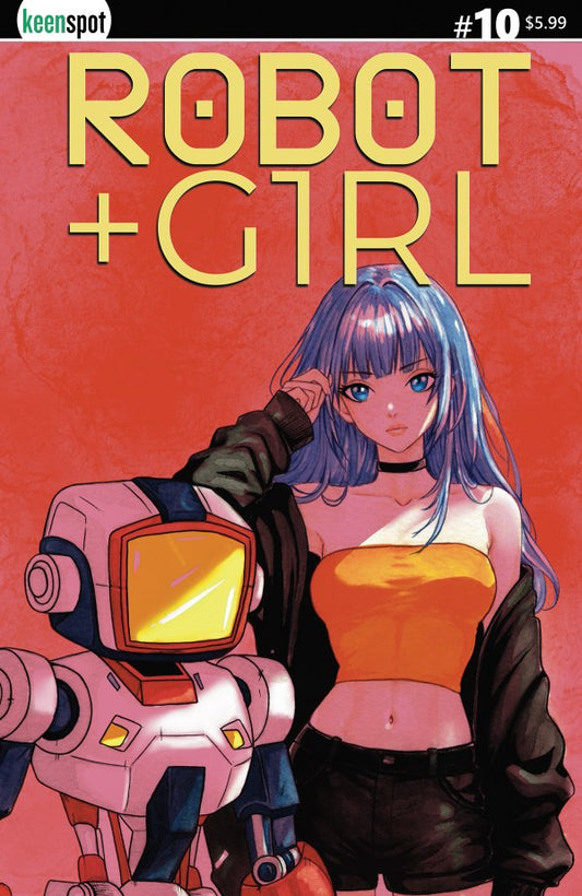 Robot + Girl #10 Cover B Courtney Costello Variant
