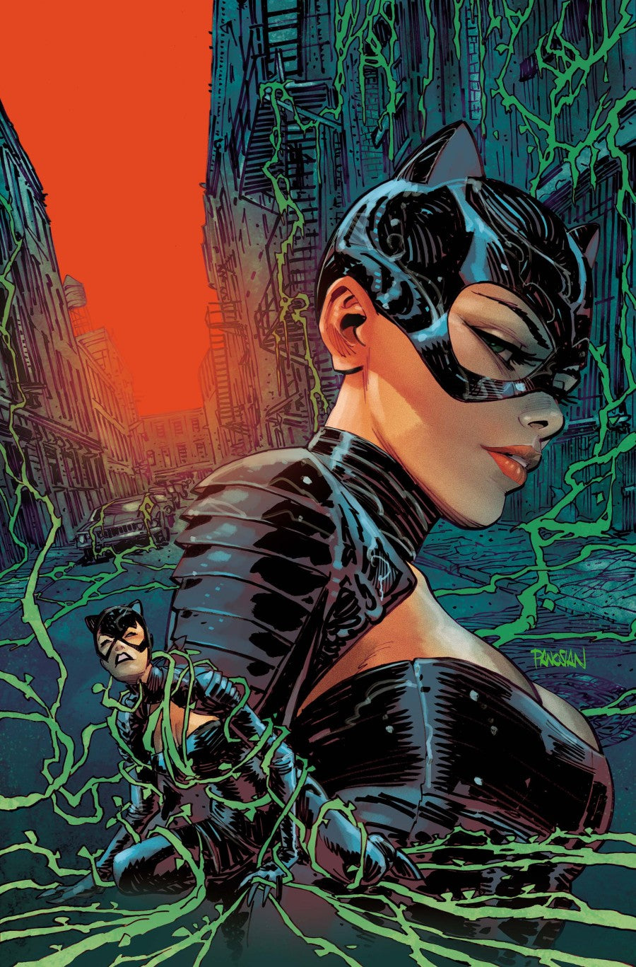 Catwoman #91 Cover E Dan Panosian Bad Seeds Spot Foil Variant