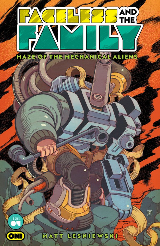 Faceless and the Family: Maze of the Mechanical Aliens #4 Cover B Billy Fowler Variant