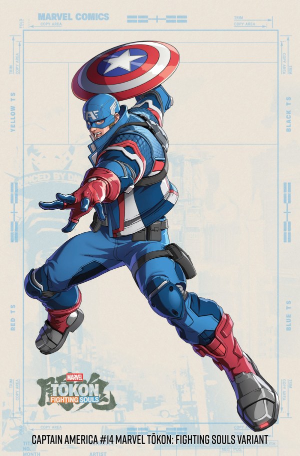 Captain America #14 Marvel Tōkon: Fighting Souls Variant