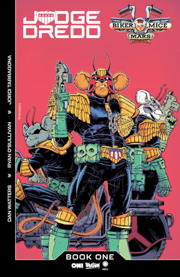 Judge Dredd / Biker Mice from Mars #1 Cover C Andrew Krahnke Variant