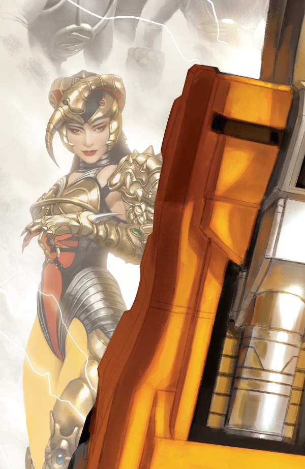 Mighty Morphin Power Rangers #7 Cover C Miguel Mercado Megazord Connecting Virgin Variant