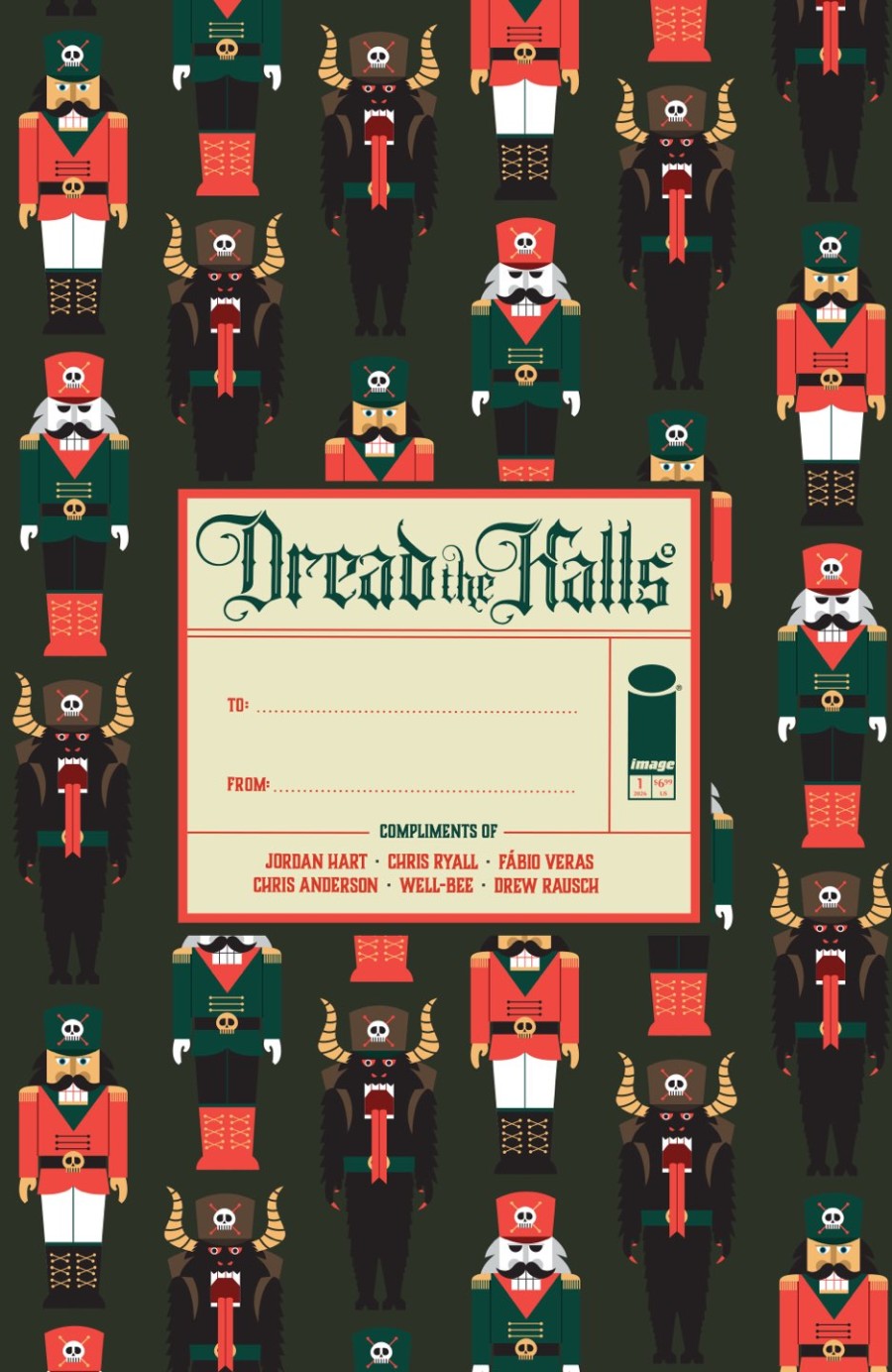 Dread the Halls 2026 #1 Cover C Jordan Hart Wrapped Variant