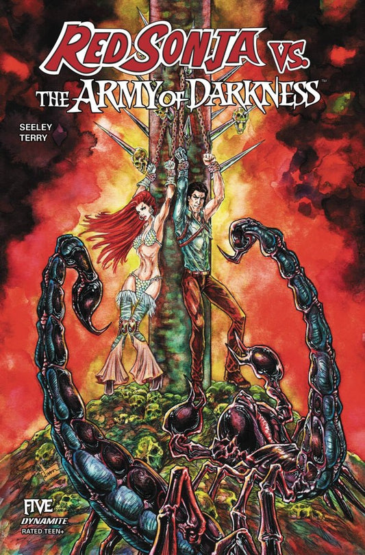 Red Sonja vs. the Army of Darkness #5 Cover D Nikkol Jelenic Variant