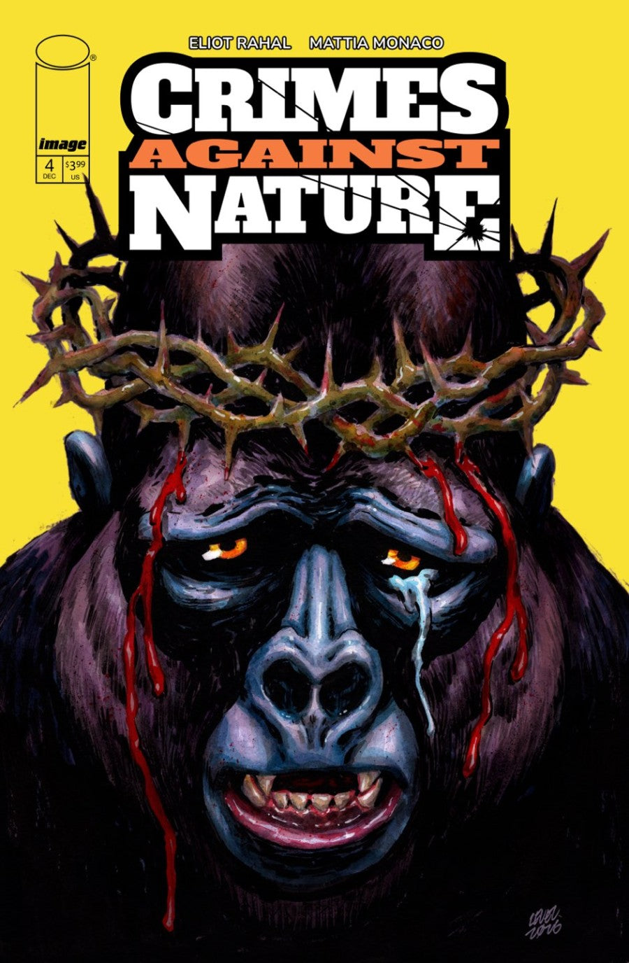 Crimes Against Nature #4 Cover B Brian Level Variant
