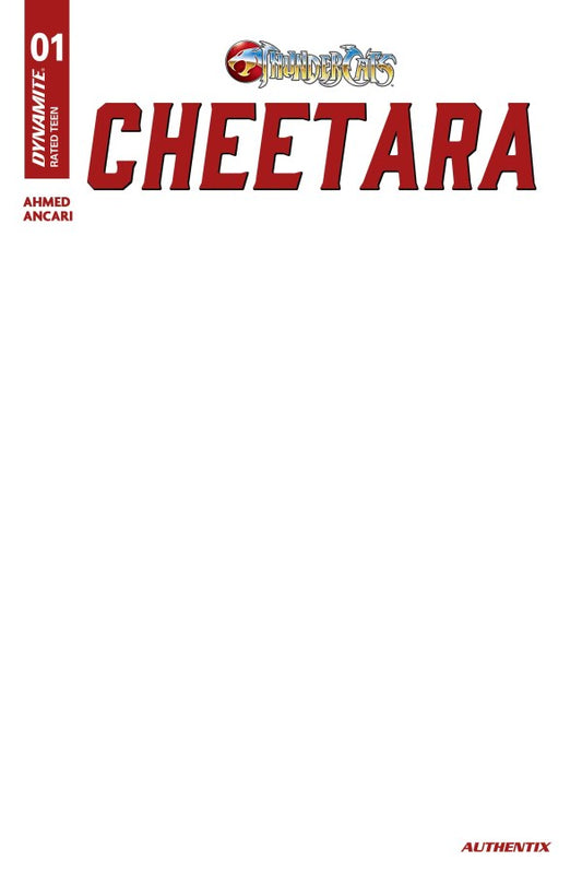 ThunderCats: Cheetara #1 Cover F Blank Authentix Variant