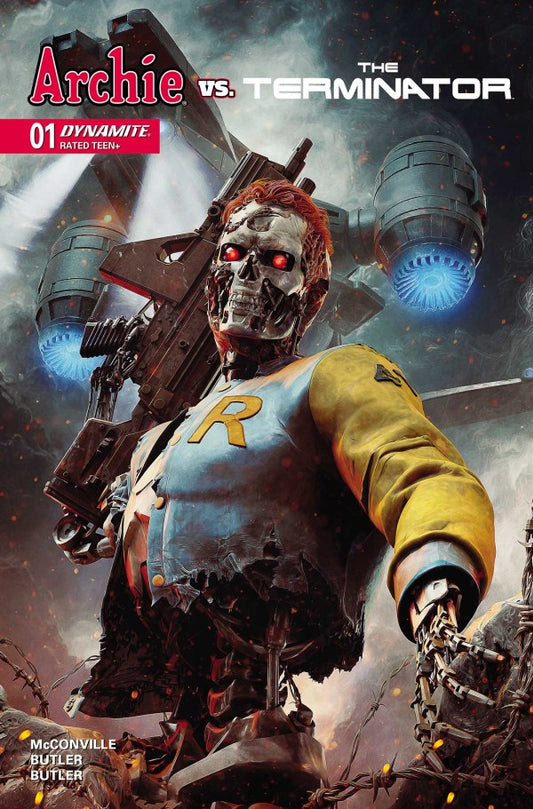 Archie vs. the Terminator #1 Cover B Björn Barends Variant