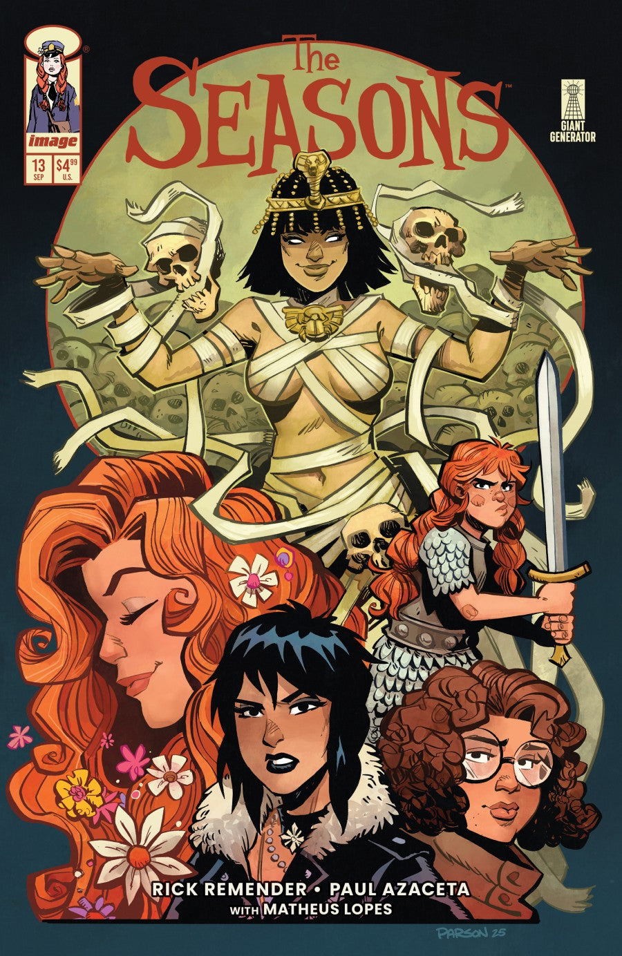 The Seasons #13 Cover C Brett Parson Variant