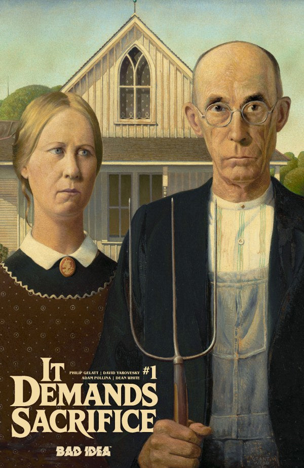 It Demands Sacrifice #1 Cover E Grant Wood Old Masters Variant