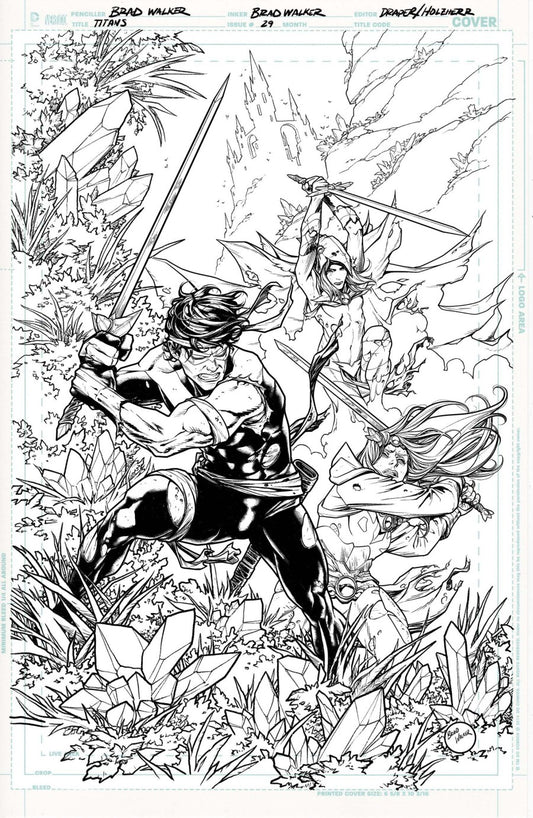 Titans #29 Cover B Brad Walker Variant