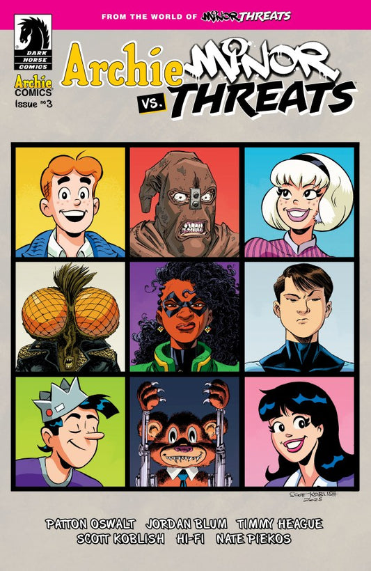 From the World of Minor Threats: Archie vs. Minor Threats #3 Cover B Scott Koblish Variant
