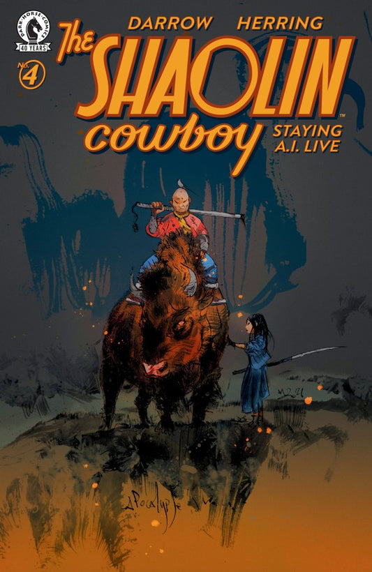 The Shaolin Cowboy: Staying A.I.Live #4 Cover C Nicolas Nemiri Variant
