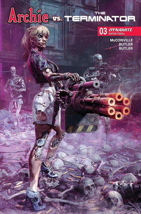 Archie vs. the Terminator #3 Cover B Björn Barends Variant