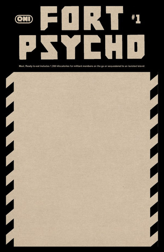 Fort Psycho #1 Cover E Blank Variant