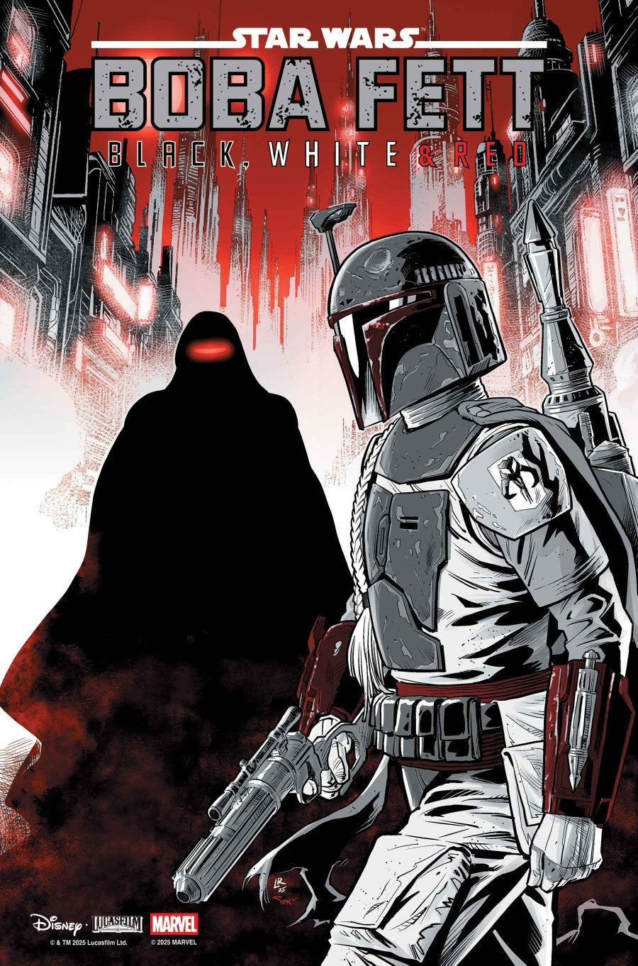 Star Wars: Boba Fett – Black, White & Red #4 Luke Ross Variant
