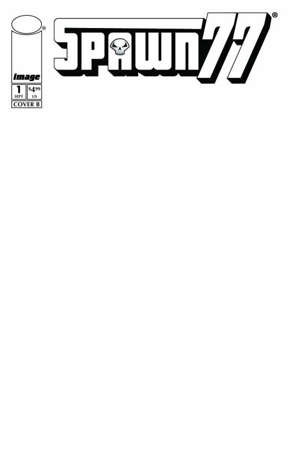 Spawn 77 #1 Cover E Blank Variant