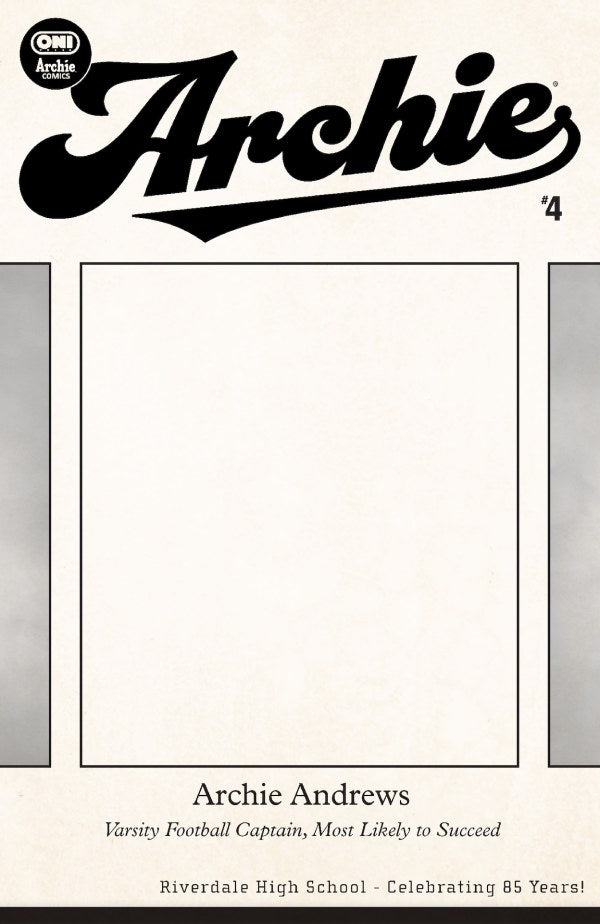 Archie #4 Cover F Riverdale Yearbook Blank Variant