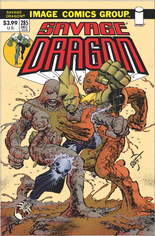 Savage Dragon #285 Cover B Erik Larsen Retro Variant