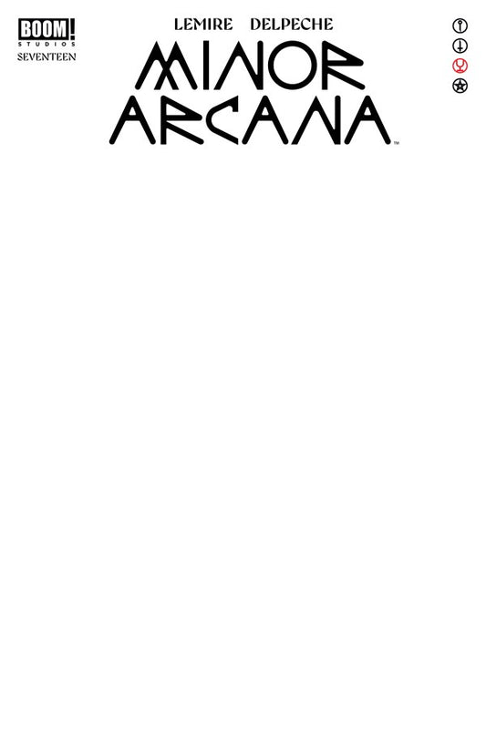 Minor Arcana #17 Cover C Blank Variant