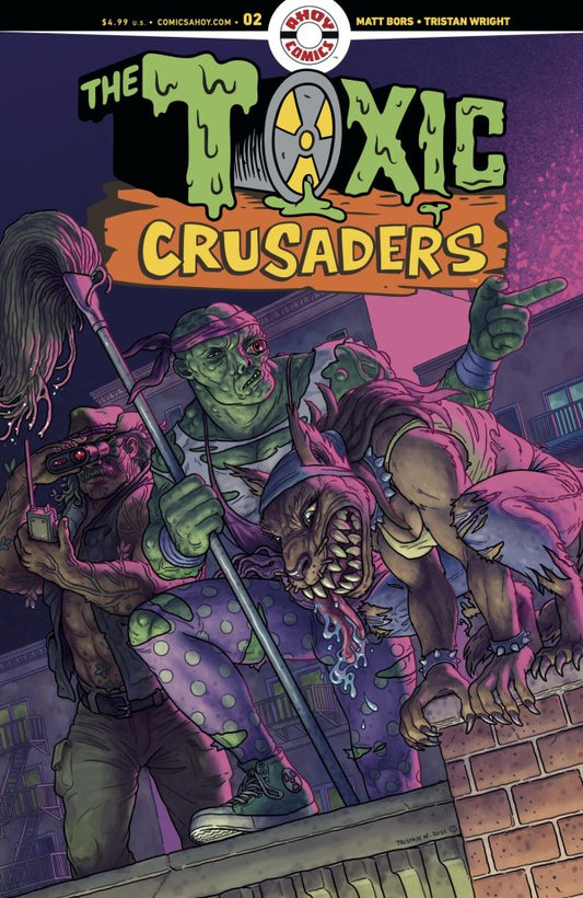 Toxic Crusaders #2 Cover C Tristan Wright Trading Card Variant