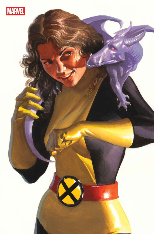 Exceptional X-Men #13 Alex Ross Timeless Kitty Pryde and Lockheed Virgin Variant