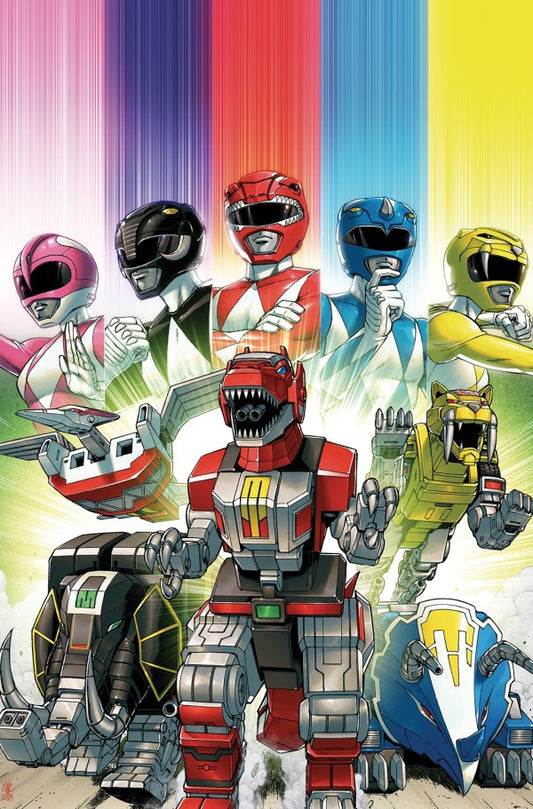 Mighty Morphin Power Rangers: Zord Quest #1 Cover C Casey Coller Foil Virgin Variant