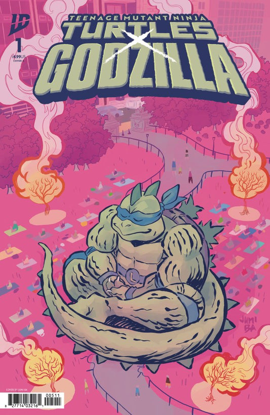 Teenage Mutant Ninja Turtles x Godzilla #1 Cover B Juni Ba Variant
