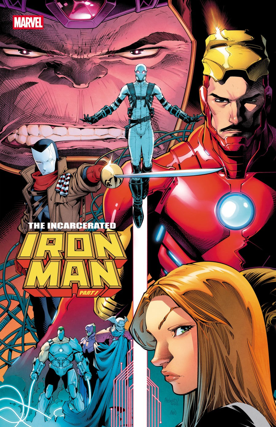 Iron Man #12 Cover B Gleb Melnikov Connecting Variant