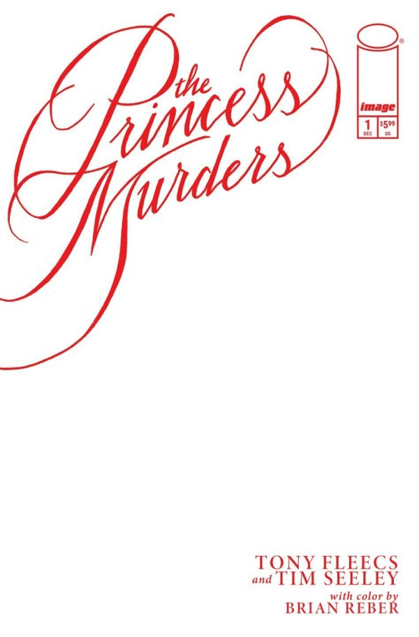 The Princess Murders #1 Cover E Blank Variant