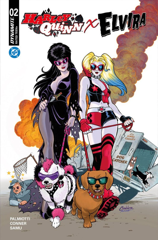 Harley Quinn X Elvira #2 Cover D Ben Caldwell Variant