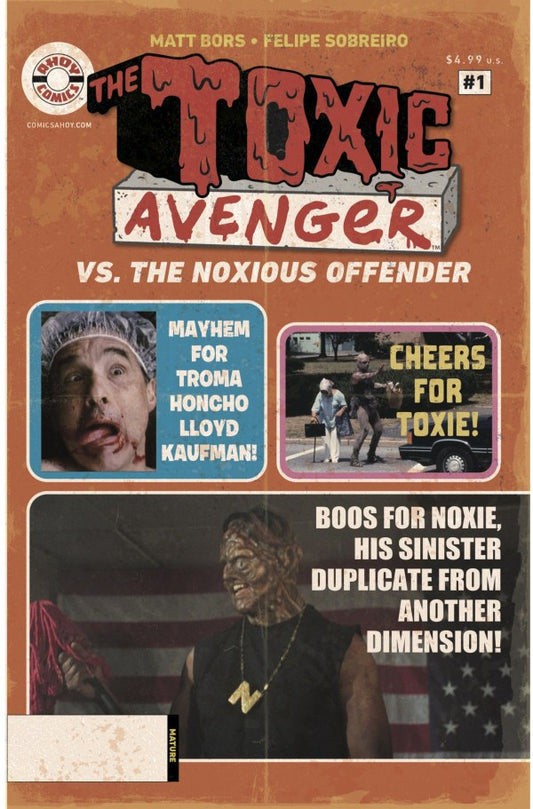 The Toxic Avenger vs. the Noxious Offender #1 Cover C Troma Photo Variant
